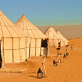 maroc le desert marocain et ces camp de dunes